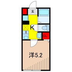 MELDIA北綾瀬Vの物件間取画像